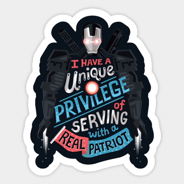 Real Patriot Sticker by risarodil